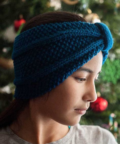 Stylish And Warm Free Knit Headband Ear Warmer Patterns