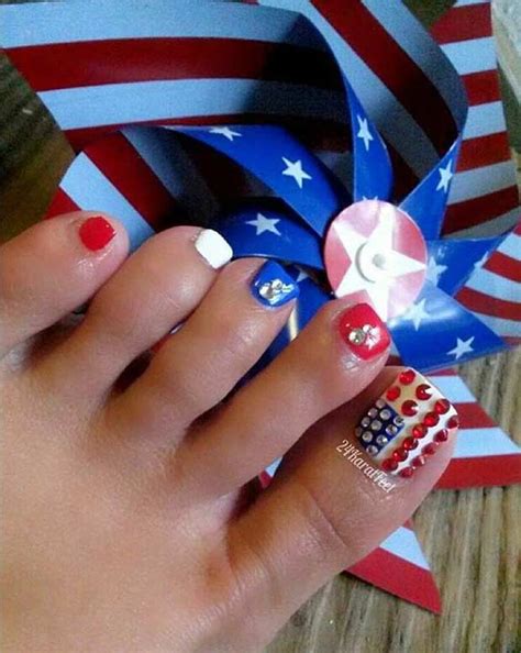 50 American Flag Nail Art Ideas For July 4th