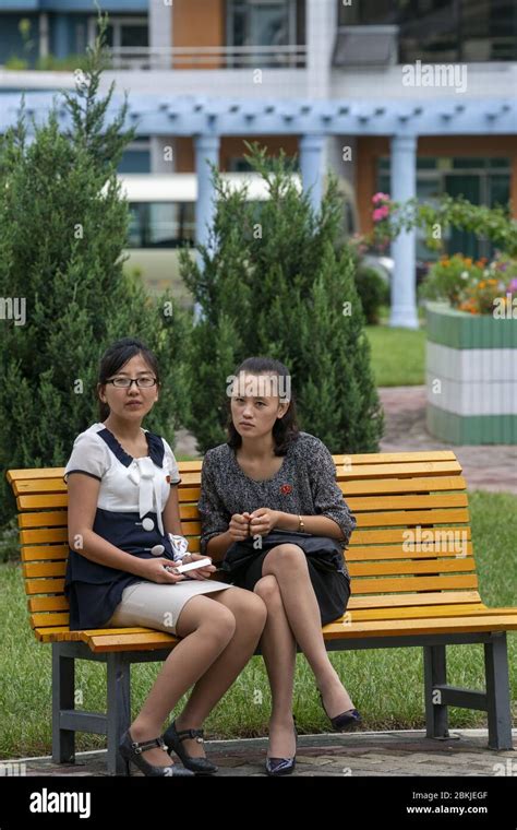 North Korea, Pyongyang, daily life Stock Photo - Alamy