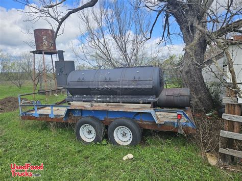 2017 20' Custom Made Smoker on Utility Trailer | Open BBQ Smoker Trailer