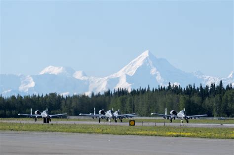 A-10s at Eielson Air Force Base, Alaska during Red Flag-Alaska 21-02 ...