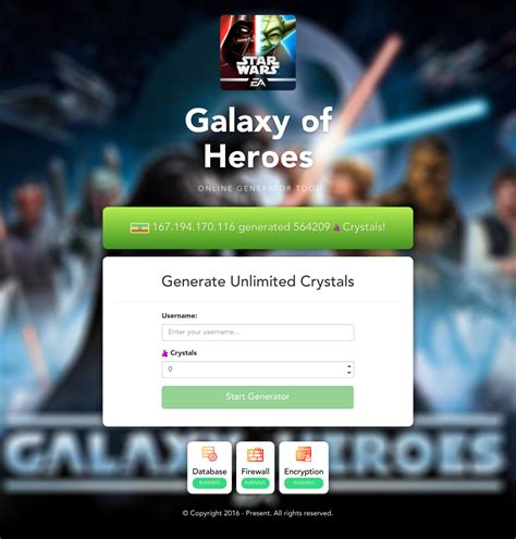 Star Wars Galaxy Of Heroes Hack Tool Free Crystals Cheats Apk