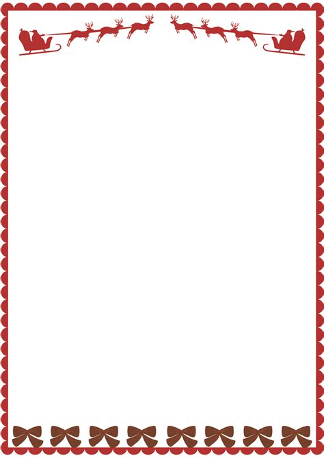 christmas stationery free printable