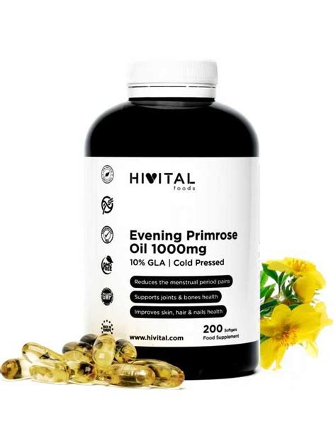 HIVITAL ACEITE ONAGRA 1000 MG 200 PERLAS