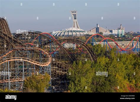 Roller Coaster La Ronde Montreal Hi Res Stock Photography And Images