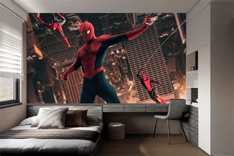 Papel De Parede Adesivo Homem Aranha Elo Produtos Especiais