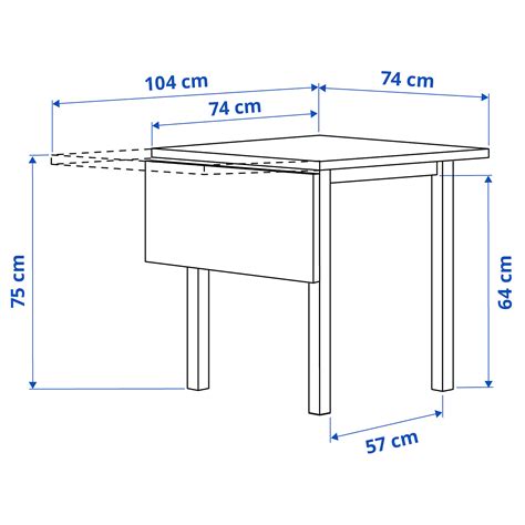 NORDVIKEN Klapplaud Valge 74 104x74 Cm IKEA Eesti