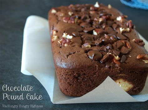 Hungry Hungry Highness Chocolate Cream Cheese Pound Cake