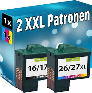 TINTE PATRONEN für LEXMARK 17 27 X1100 X1110 X1130 X1140 X1150 X1155