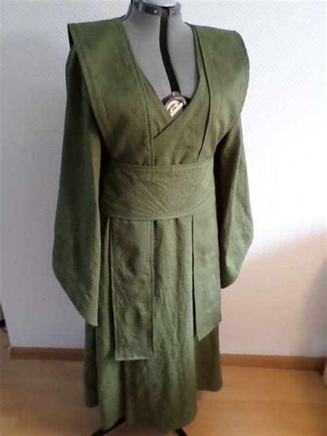 Made To Order Green Linen Star Wars Inspired Jedi Robe Dress Gown