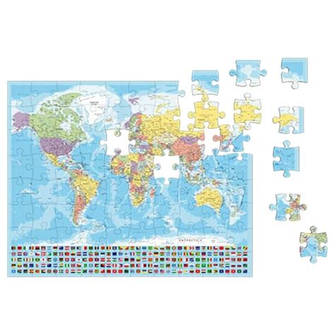 World Map Puzzle - 1000 Pieces - OddBits