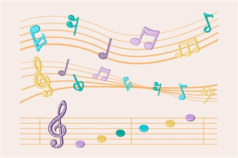 Premium Vector Music Notes Illustration