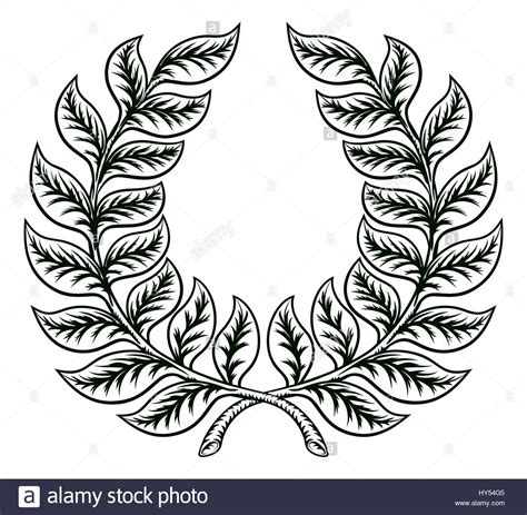 Laurel Wreath Drawing At Getdrawings Free Download