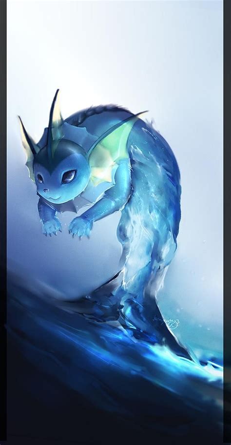 More Pokepainting: Vaporeon | Cute pokemon wallpaper, Pokemon pictures ...