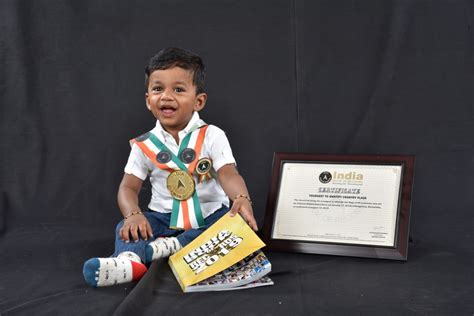 YOUNGEST TO IDENTIFY COUNTRY FLAGS - India Book of Records