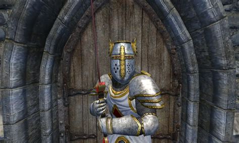 Knights Of The Nine Open Crusader Helm At Oblivion Nexus Mods And