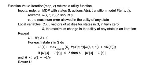 Markov Decision Process Convergence Of Value Iteration For Discount