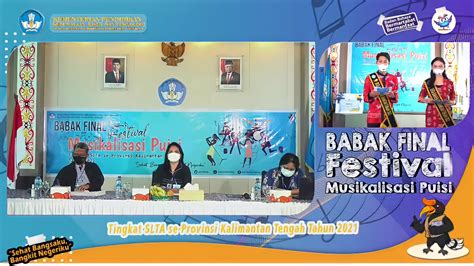 Babak Final Festival Musikalisasi Puisi Tingkat Slta Se Provinsi