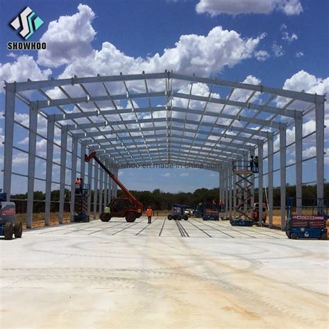 Galvanized Storage Prefab Light Steel Frame Building Structure Shed