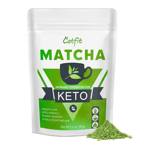 Keto Matcha Green Tea Powder Matcha Slim With Mct Oil Vegan Detox Diet Slim Tea For Weight