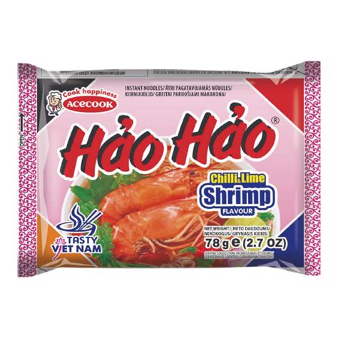 hao hao instant noodles chilli lime shrimp flavour