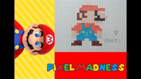 Como Hacer A Mario Bros En Pixel Art PIXEL MADNESS YouTube