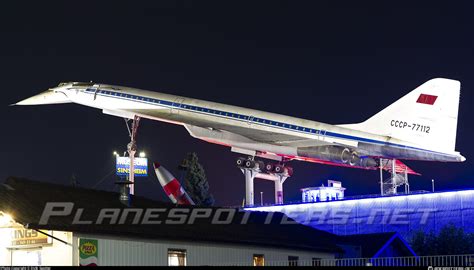 Cccp 77112 Aeroflot Soviet Airlines Tupolev Tu 144d Photo By Mosbach