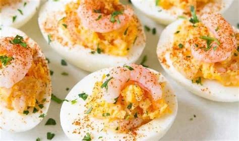 Shrimp Deviled Eggs Brenda Gantt Recipes