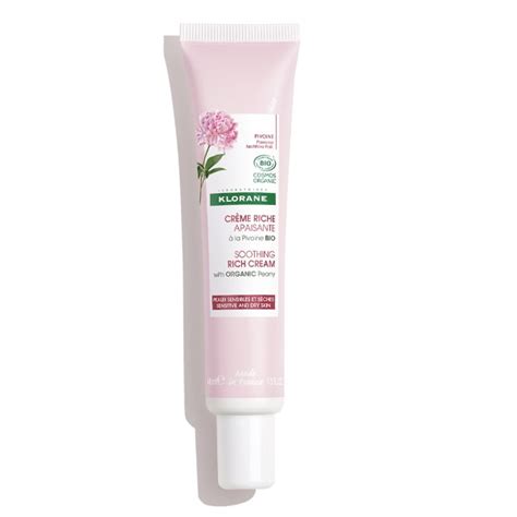 Klorane Crème riche apaisante à la pivoine bio Peau sèche et sensible