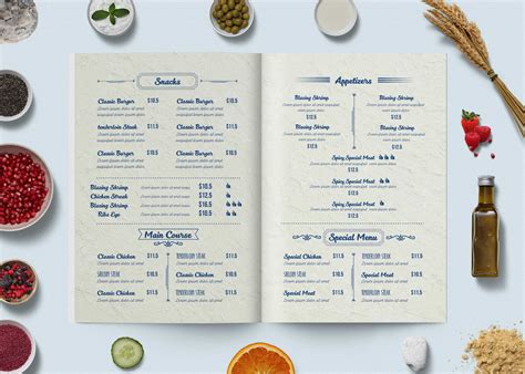 New Restaurant Menu Psd Template 99effects