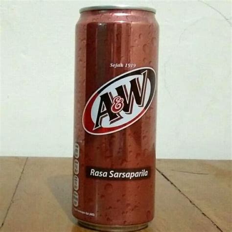 Jual AW A W Rasa Sarsaparila Kaleng 330 Ml Harga Satuan Di Lapak