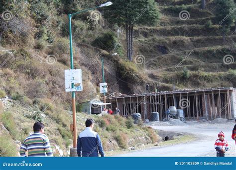 A View of Famous Indian Hill Station, Patnitop Editorial Stock Image ...