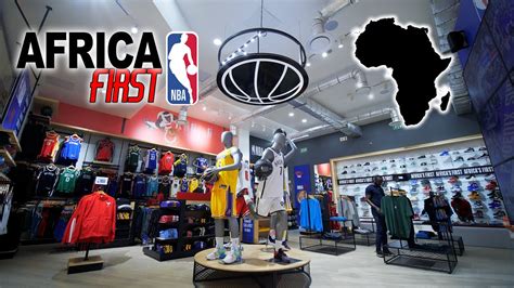 The FIRST Official NBA Store On The Continent Of Africa YouTube