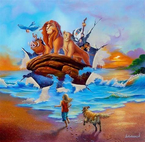 Corinne Andersson on Instagram: “Lion King painting by Jim Warren # ...