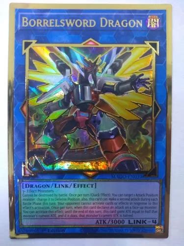 Borrelsword Dragon Alternative Art Maximum Gold Rare Yugioh