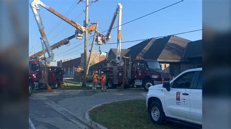 Pickup Truck Driver Flees Scene After Collision With Hydro Pole In