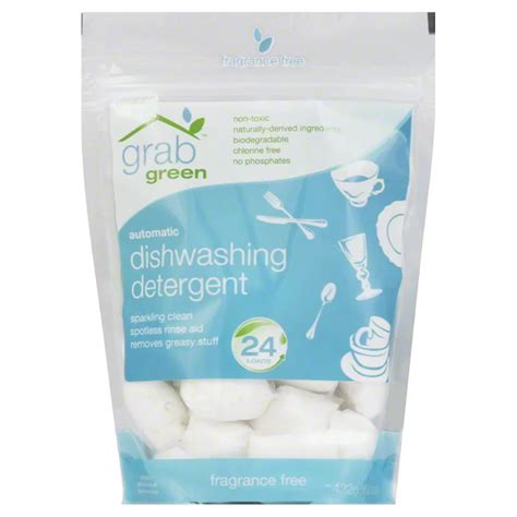 Grab Green Fragrance Free Automatic Dishwashing Detergent Pods Shop Cleaners At H E B