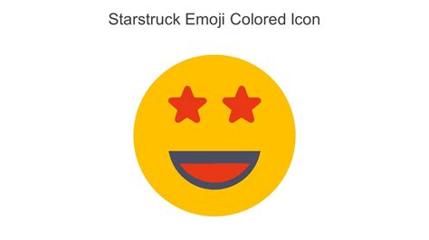 Starstruck Emoji Colored Icon In Powerpoint Pptx Png And Editable Eps