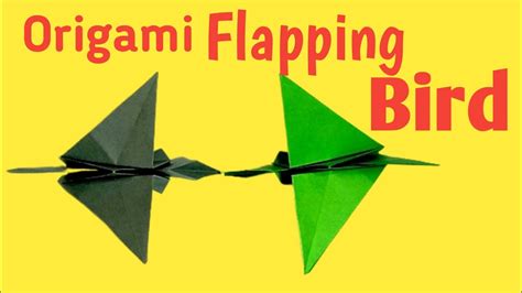 How To Make An Origami Flapping Bird Easy Step By Step Youtube