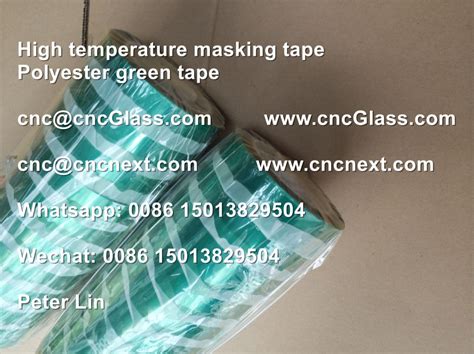 Green Tape With Polyester Film And Blended Silicone And Rubber Adhesive