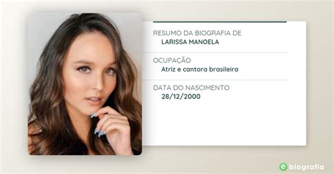 Biografia Larissa Manoela - Biografia de Larissa Manoela - eBiografia
