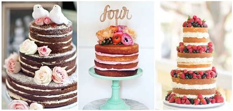 Ideias De Naked Cake Para Decorar Sua Mesa De Casamento ENoivado Desserts Cake Design Food