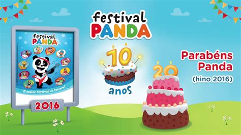 ParabÉns Panda Festival Panda áudio Oficial Youtube