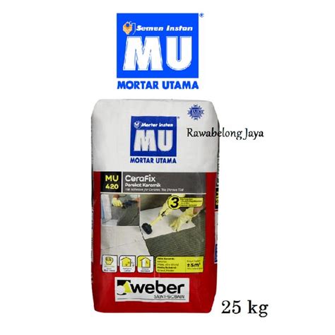 Jual Mu Cerafix Mortar Utama Semen Instan Perekat Keramik Kg