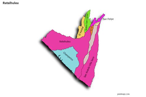 Mapas De Muestra Para Retalhuleu