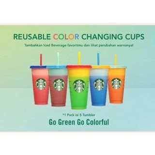 Jual Tumbler Starbucks Colour Changing Cup Venti Harga Satuan Shopee