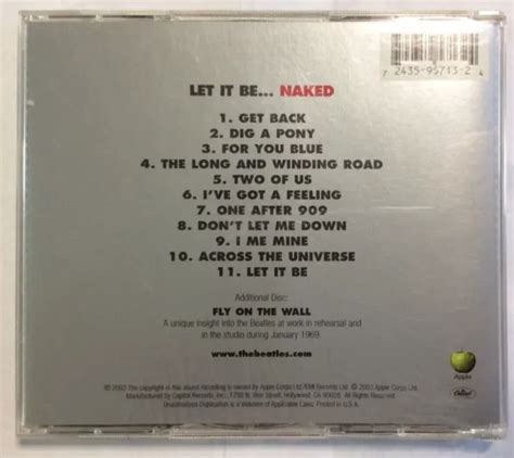 LET IT BE Naked by Beatles CD 2003 2xCD très bon état EUR 5