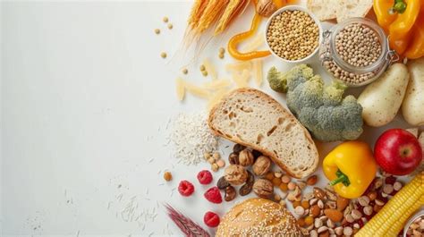 Selection of carbohydrate rich foods | Premium AI-generated image