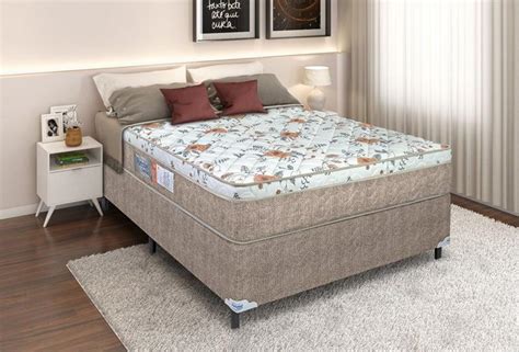 Cama Box Casal Colch O De Espuma D Ortop Dico Extra Firme