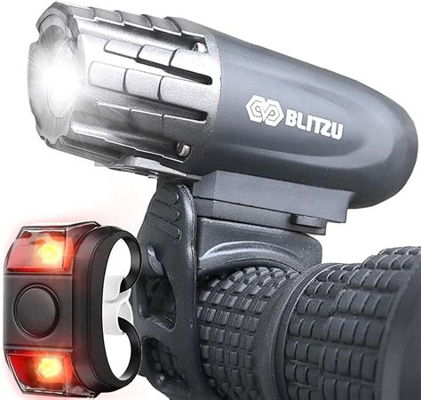 Super Bright USB Rechargeable Bike Light Blitzu Gator 320 Powerful